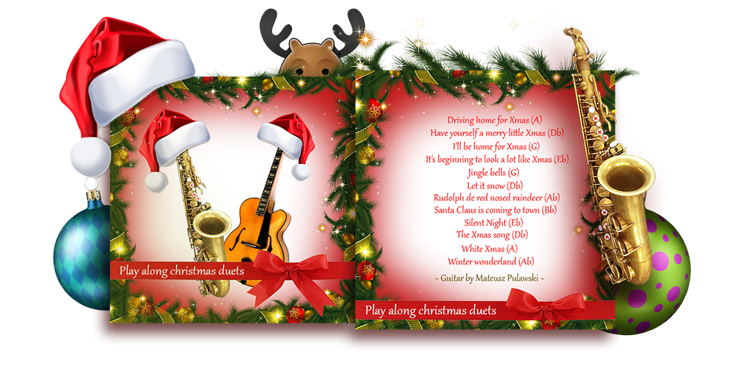 saxophone christmas play along songs christmas song